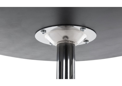 table de bar ronde noire