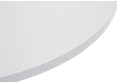 table ronde blanche sur pied