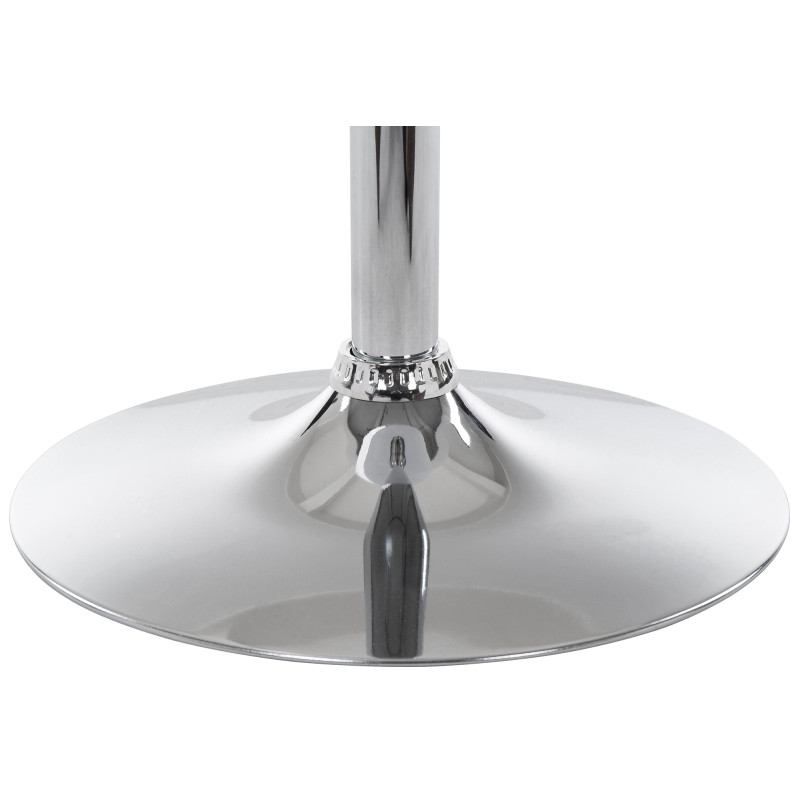 table ronde blanche sur pied