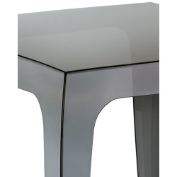 Mesa auxiliar Queen, negra