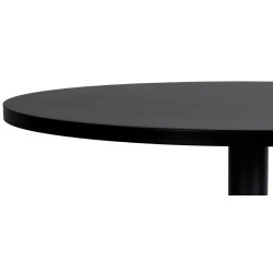 Tavolo da bar rotondo nero/nero