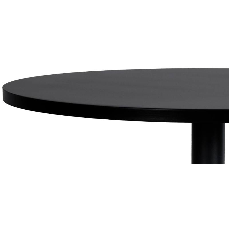 Tavolo da bar rotondo nero/nero