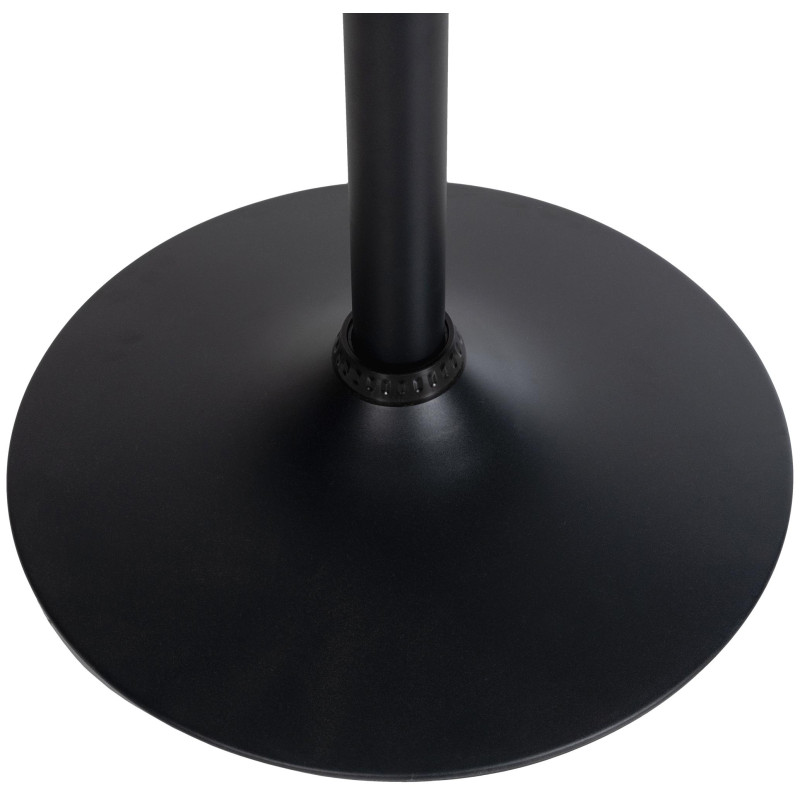 Tavolo da bar rotondo nero/nero