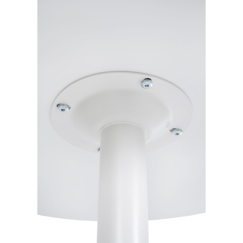 Mesa de bar redonda blanca