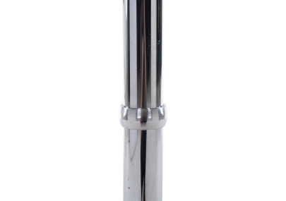 Conjunto de 2 mesas de bar redondas pretas