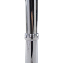 Conjunto de 2 mesas de bar redondas negras