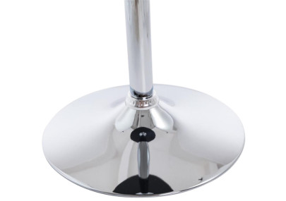 Conjunto de 2 mesas de bar redondas pretas