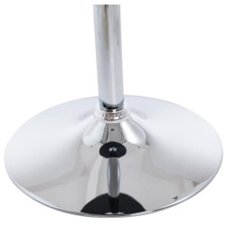 Conjunto de 2 mesas de bar redondas negras