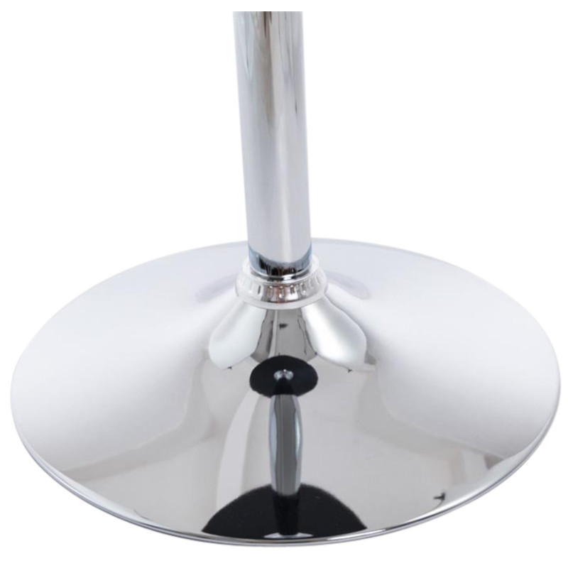 Conjunto de 2 mesas de bar redondas negras