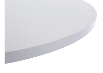 Ensemble de 2 tables hautes rondes blanches