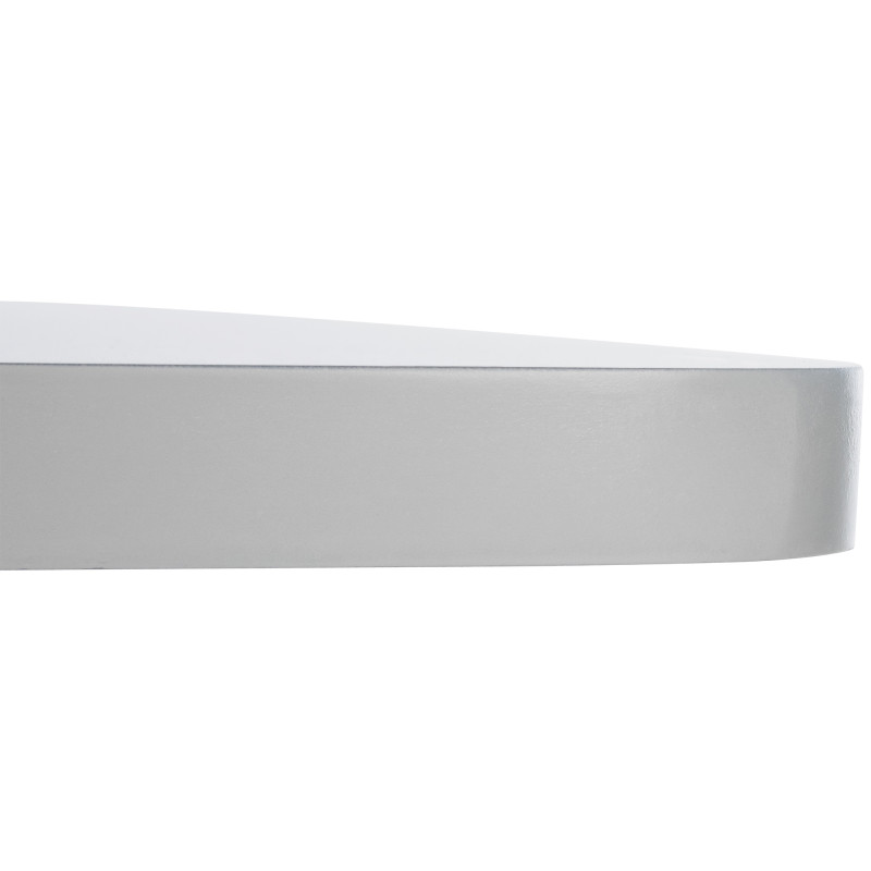 Mesa alta cuadrada, blanca/blanca