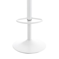 Ensemble de 2 tables de bar blanches Medora