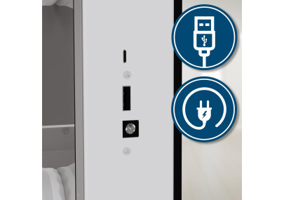 Coiffeuse blanche Nettie