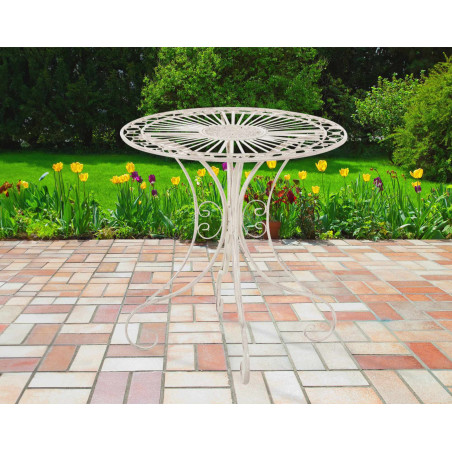 Mesa Hari, creme antigo