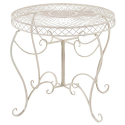 Tavolo Sheela, crema antico