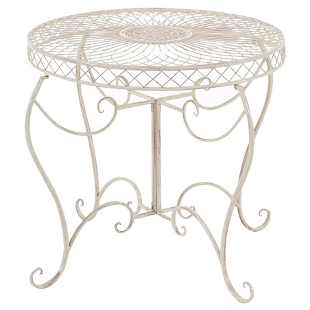 Tavolo Sheela, crema antico