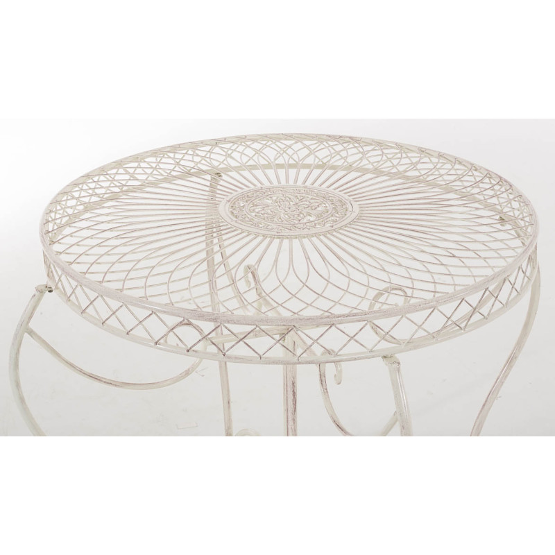 Tavolo Sheela, crema antico