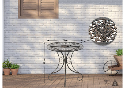 Table en bronze Hari