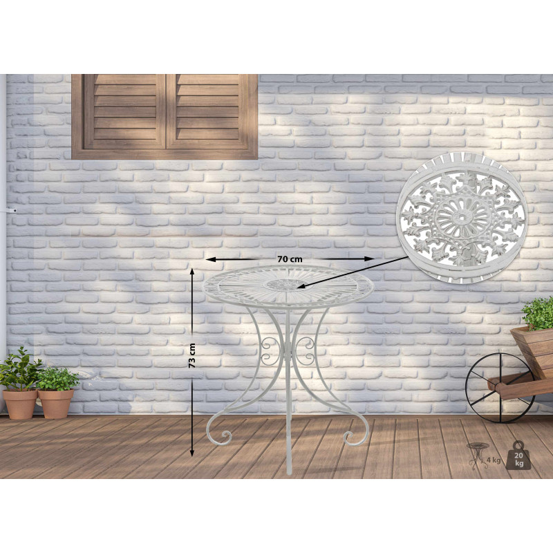 Mesa Hari branca antiga