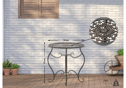 Table en bronze Indra