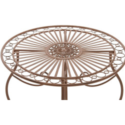 Table Indra, brun antique