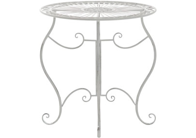 Tavolo Indra bianco antico