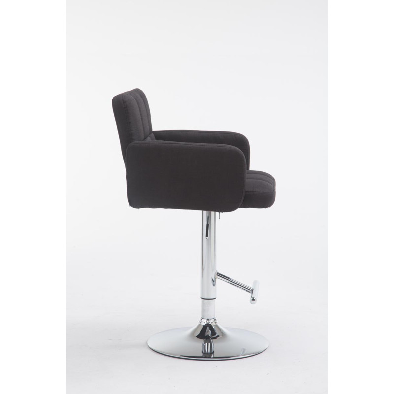 Tabouret de bar Los Angeles tecido C noir