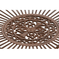 Mesa Sheela, marrón antiguo