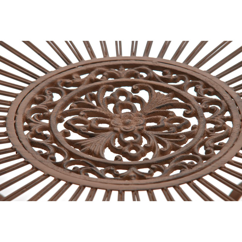 Mesa Sheela, marrón antiguo