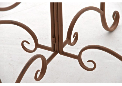 Table Sheela, marron antique