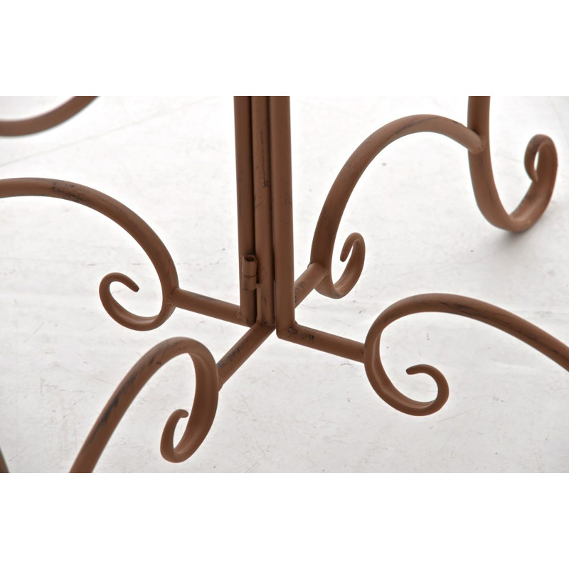 Table Sheela, marron antique