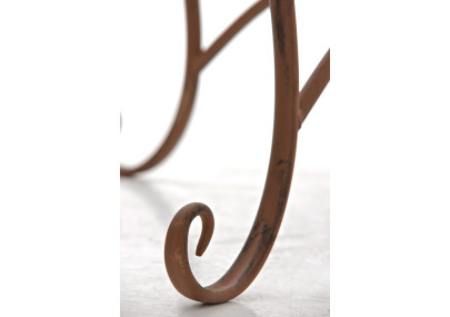 Table Sheela, marron antique