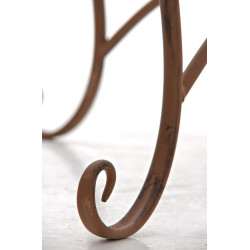 Mesa Sheela, marrón antiguo