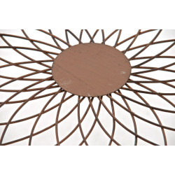 Mesa Zarina, marrón antiguo