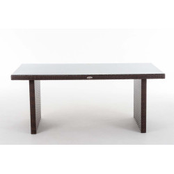 Mesa Avignon, 180 cm, marrón moteado