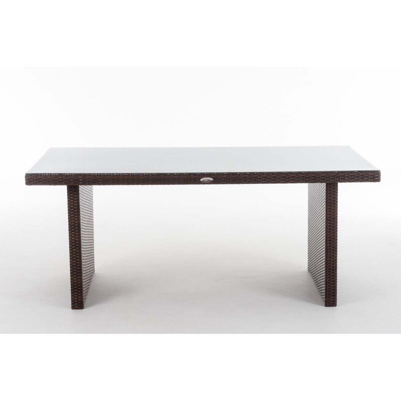 Mesa Avignon, 180 cm, marrón moteado