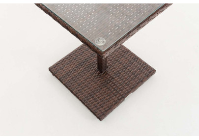 Mesa Palermo, castanho mesclado