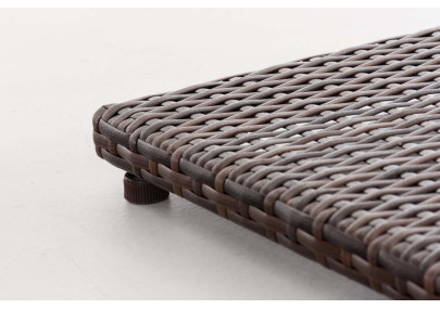 Mesa Palermo, castanho mesclado