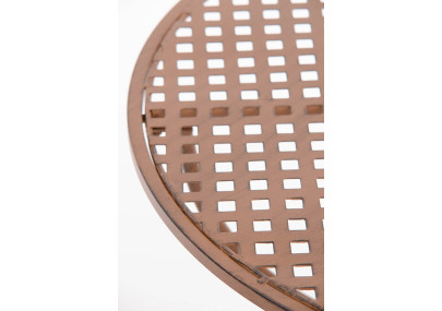 Table Amanda, marron antique