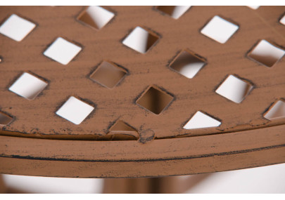 Table Amanda, marron antique