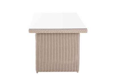 Table Fontana XL, blanc perle