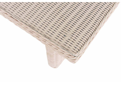 Table Fontana XL, blanc perle