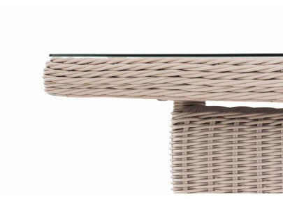 Table Fontana XL, blanc perle