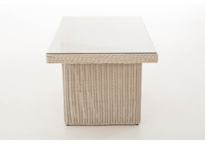 Table Fisolo/Minari/Bermeo 5mm blanc perle