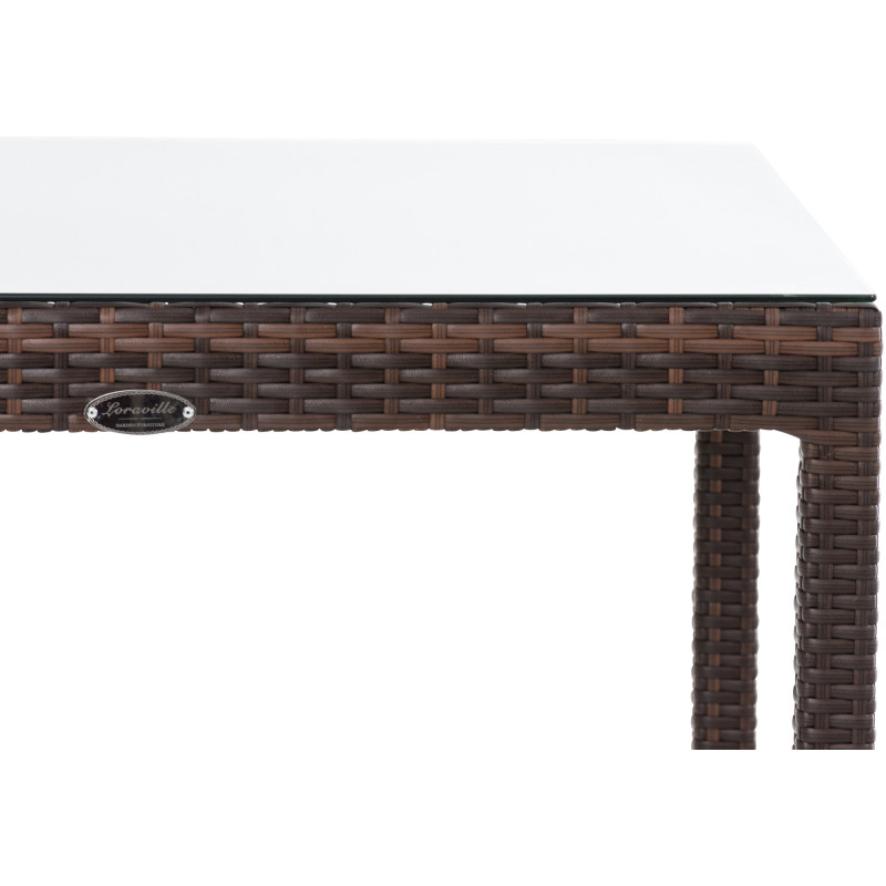 Mesa Alia, marrón jaspeado