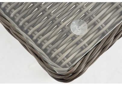 Table Santa Lucia, gris chiné