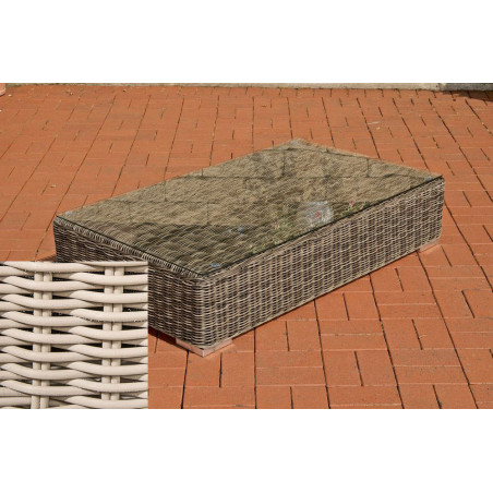 Mesa de centro Ariano 100 x 50 blanco perla