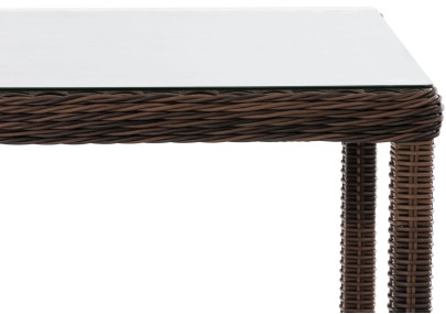 Table Alia 5 mm brun moucheté