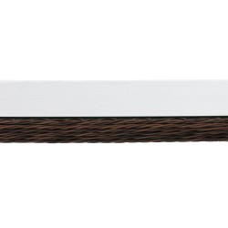 Tavolo Alia 5 mm marrone screziato