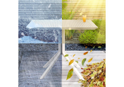 Table Sky 80 cm blanche